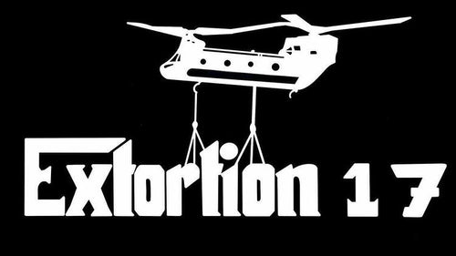 Extortion 17 sticker