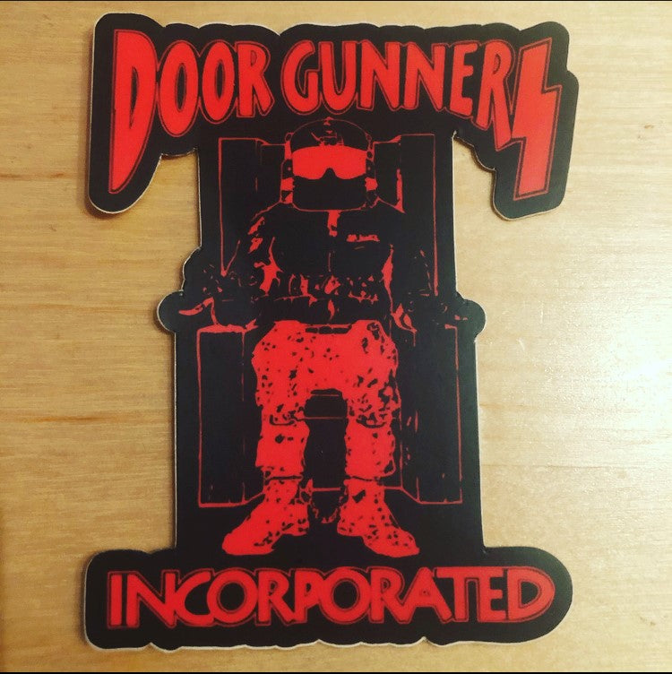 Death Row Door Gunners Inc. Sticker **NSFW**