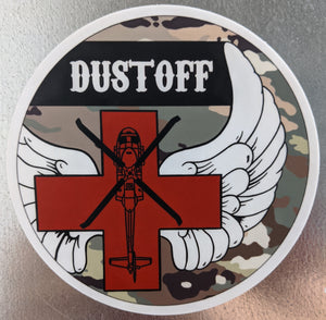 Dustoff Helicopter wings Sticker