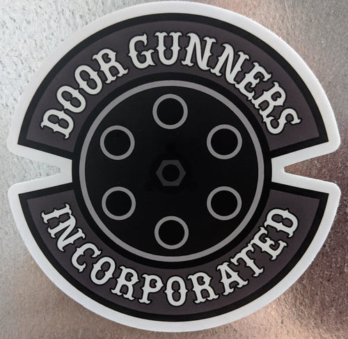 Black Door Gunners Inc Logo Sticker